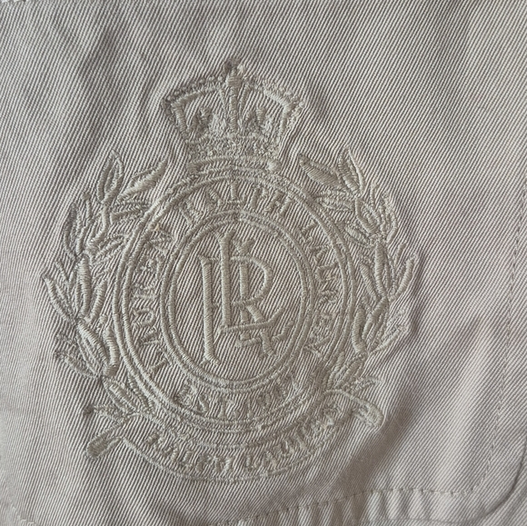 Women's Lauren Ralph Lauren Lightweight Cotton Blazer Size Large - Picture 3 of 6